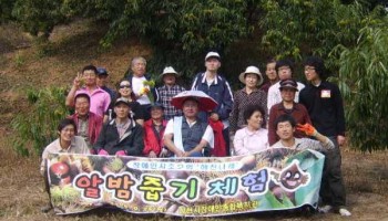2006-9-25 장애인자조모임(알밤줍기체험) 이미지
