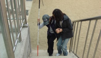 2008-11-07 부곡초등학교에서 장애이해교육 및 장애체험 이미지