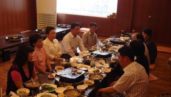 2008-05-29 해도두리 자원봉사단 대장, 분과 위원장들과 간담회 이미지